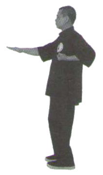 Lật úp bàn tay phải.